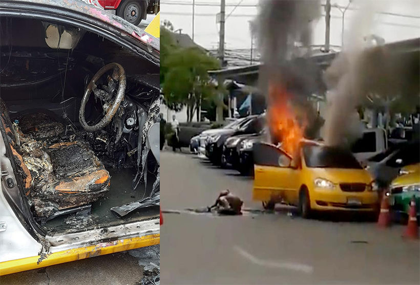 ลุงสมชาย แท็กซี่เผาตัวเอง เสียชีวิตแล้ว | The Thaiger