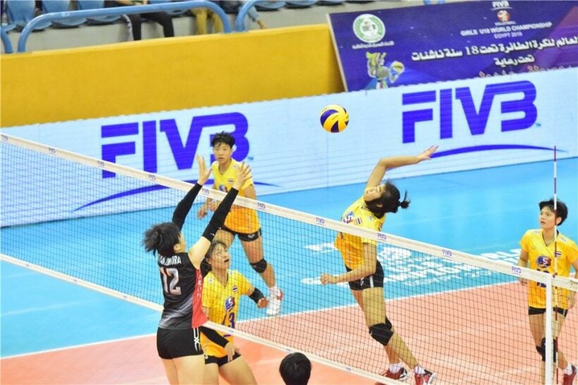 Volleyball U18 World Cup Thailand Defeated Japan Return To The Leaderboard