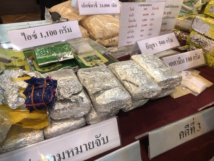 ระบาดหนัก ปี62 ตำรวจจับยาบ้า 5 ร้อยล้านเม็ด 6 หมื่นล้านบาท | The Thaiger