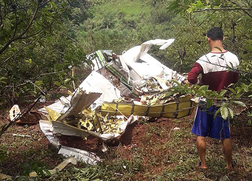 Rain-making training plane crashes in western Thailand