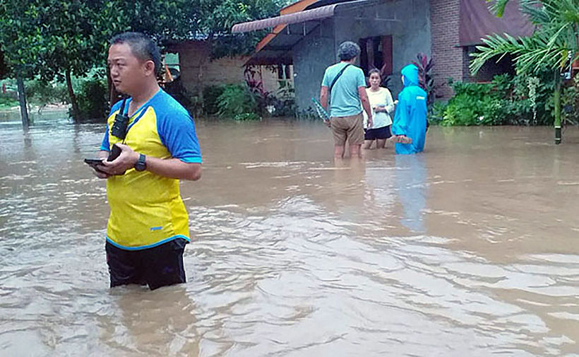 Mae Hong Son school inundated by flooding in Thailand’s north