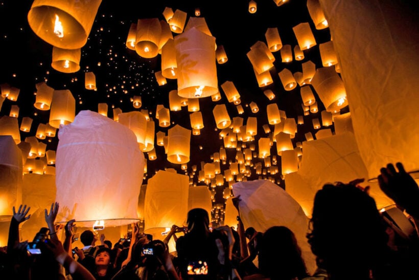 Two flying lantern events in Chiang Mai for Loy Krathong get their permits revoked