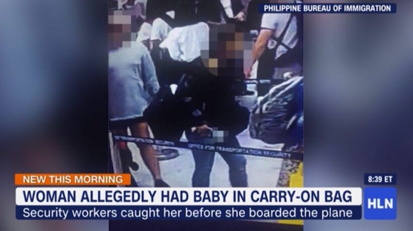 American woman tries to smuggle 6 day old baby in carry on luggage – Philippines