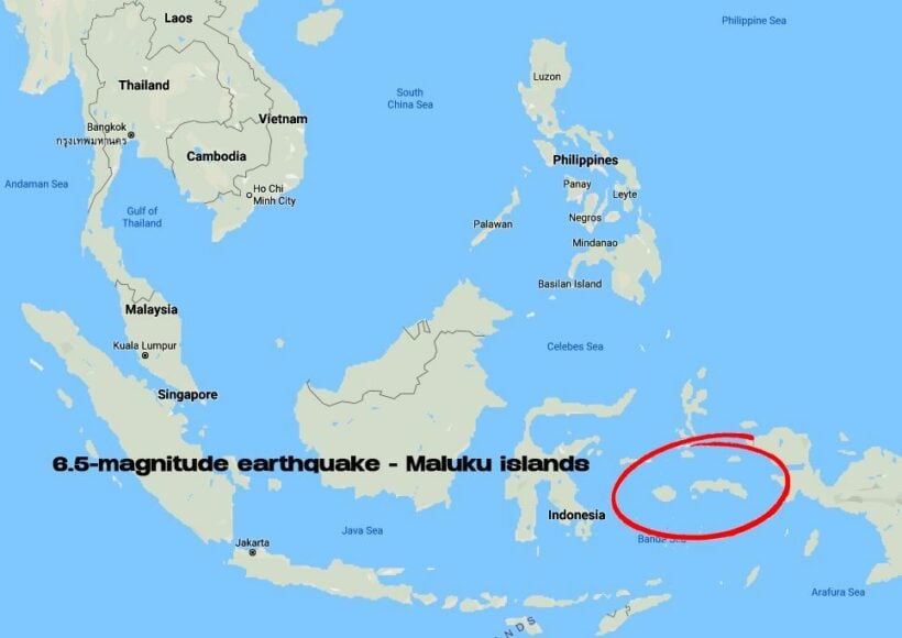 East Indonesian islands hit with strong 6.5 magnitude quake