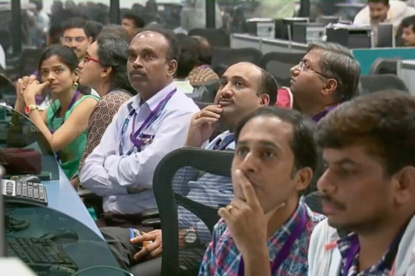 India’s moon mission control loses contact with spacecraft during landing