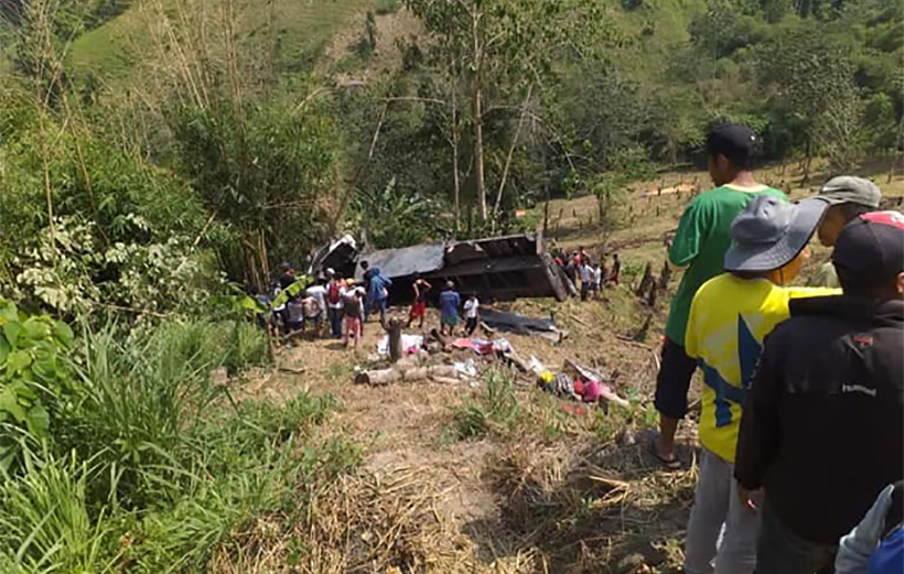 15 killed after truck plummets into ravine in T’boli, Philippines