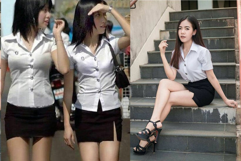 Young Tiny Girl - Thai school girls - longer skirts, bigger blouses | The Thaiger