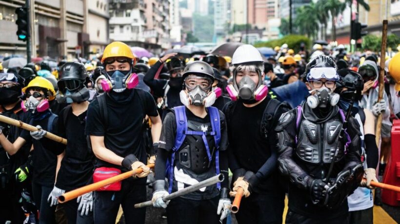 China sounds ominous warning to Hong Kong protesters