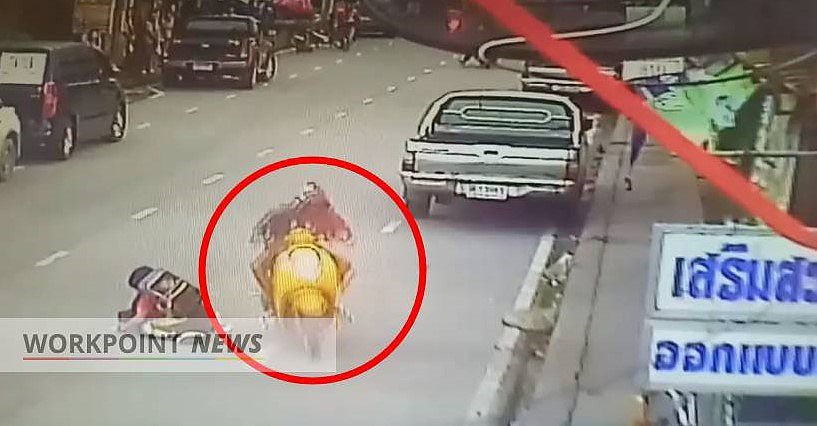 Child injured in hit-and-run “ghost riding” motorbike incident in central Thailand