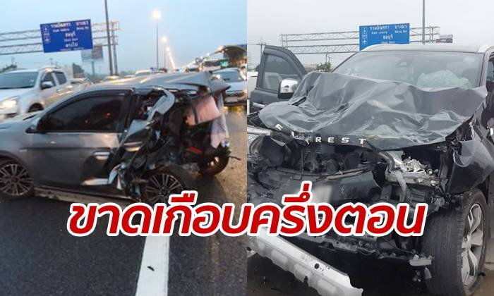 SUV driver flees crash scene after killing two on Bangkok ring road