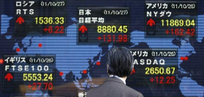 Asian stock markets mostly rise on positive news