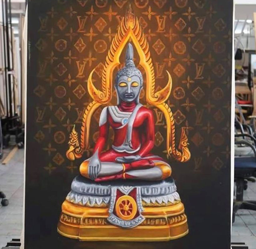 พระพุทธรูปอุลตร้าแมน : นักศึกษาเจ้าของภาพวาดขอขมาแล้ว | The Thaiger