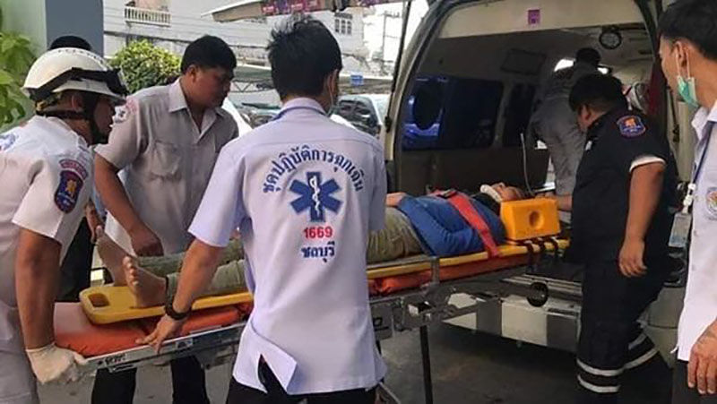 Cambodian man killed, 3 seriously injured in accident at Pattaya construction site