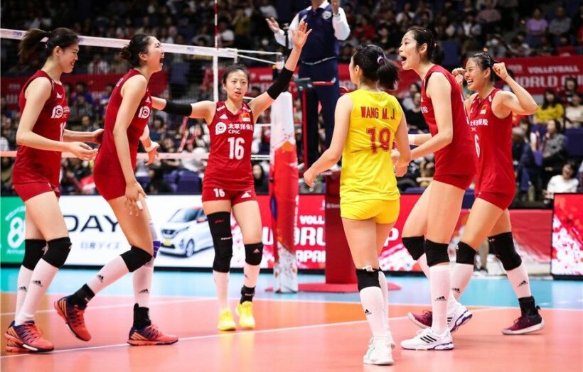 ถ่ายทอดสดจีน VS สหรัฐ วอลเลย์บอลเวิลด์คัพ 2019 | The Thaiger