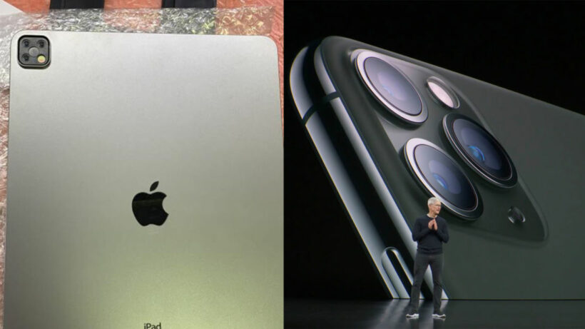 หลุดภาพเครื่องดัมมี่ iPad Pro 2019 เผยชุดกล้องหลัง คล้าย iPhone 11 Pro | The Thaiger