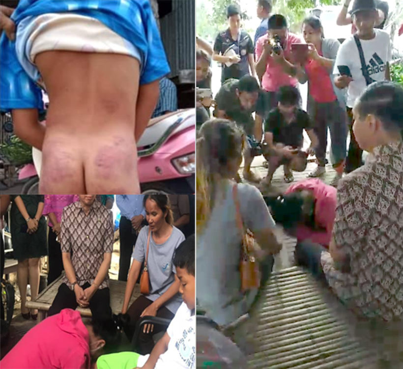 ครูแนนตีเด็กกราบขอโทษ ร่ำไห้ จะไม่จับไม้ตลอดชีวิต | The Thaiger