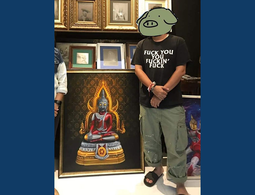 ปิดยอดประมูลพุ่ง 2 ล้าน! ภาพวาดพระพุทธรูปอุลตร้าแมน ชิ้นที่ 2 | The Thaiger