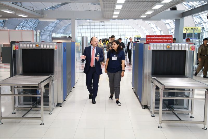 Bangkok’s Suvarnabhumi Airport moves domestic passenger security screening