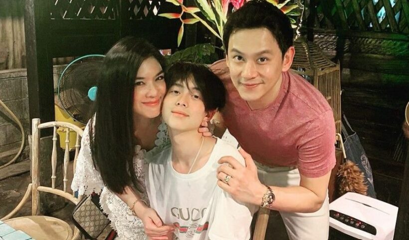 ฟลุค เกริกพล โพสต์ภาพพ่อแม่ลูก โบ น้องอชิ | The Thaiger