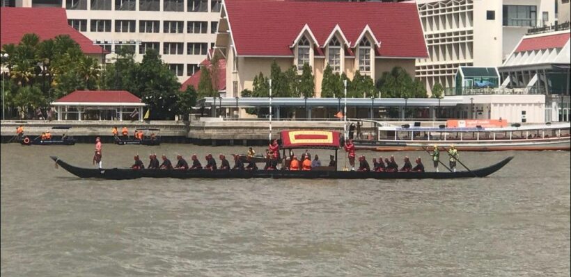 ฝึกซ้อมย่อยขบวนเรือพระราชพิธีครั้งที่ 9 | The Thaiger