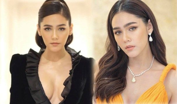 สวย หรู แซ่บ ชมพู่ อารยา แหวกอกร่วมงานแบรนด์ดัง | The Thaiger
