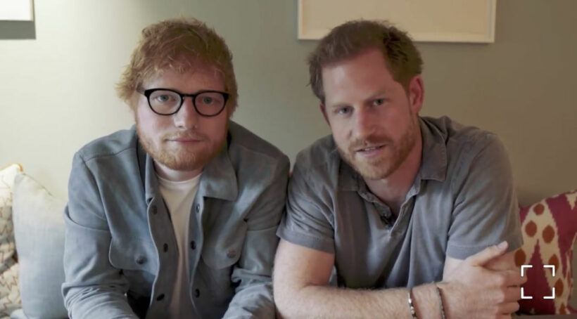 Ed Sheeran พบเจ้าชาย Harry ร่วมงานวัน สุขภาพจิตโลก | The Thaiger
