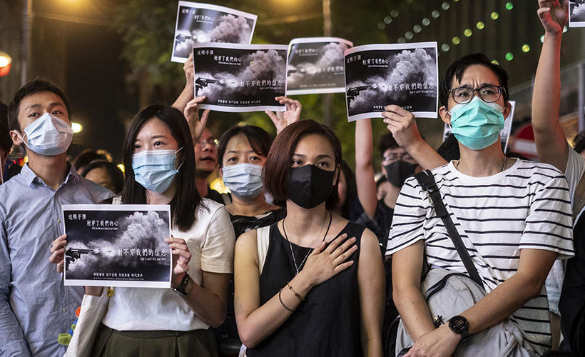 Ban on Hong Kong protester face masks – Carrie Lam