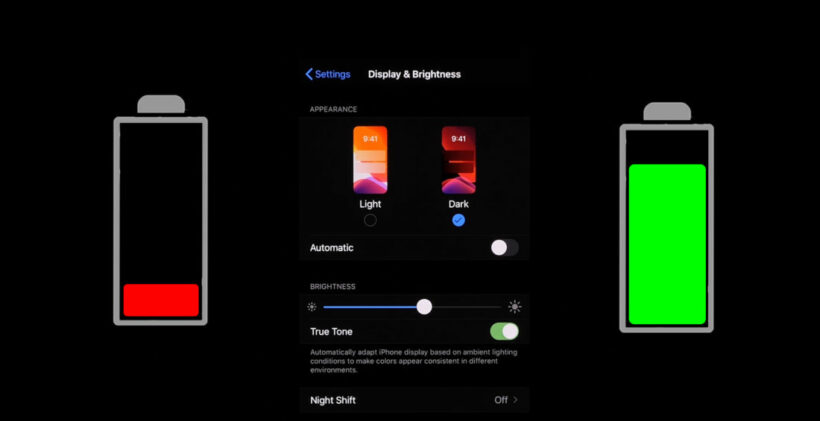 พิสูจน์แล้ว Dark Mode ช่วยประหยัดพลังงานได้จริง | The Thaiger