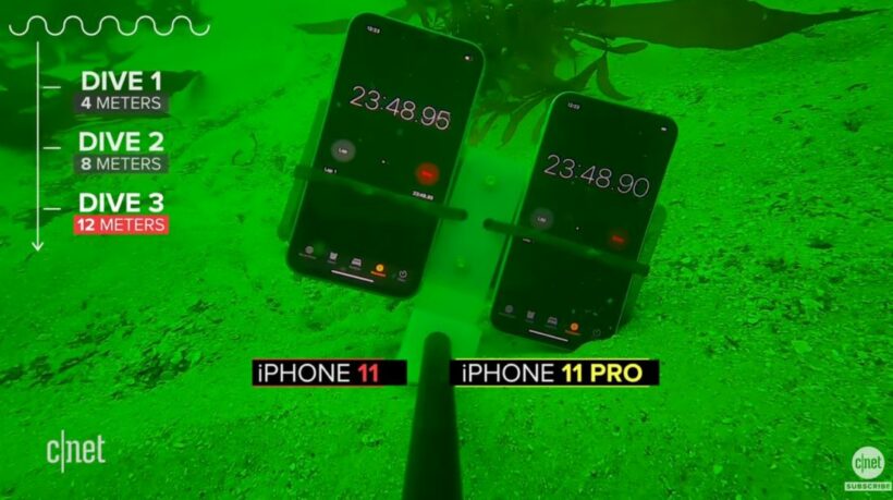 ฝรั่งทดสอบ iPhone 11 และ 11 Pro จะกันน้ำได้ดีจริงเหมือนที่ Apple บอกหรือไม่ | The Thaiger