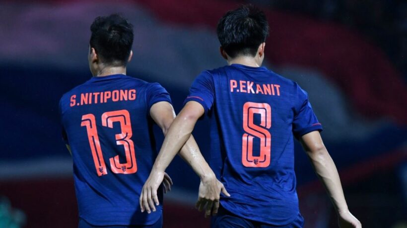 ไปอำเภอ แจ้งเกิดได้ ! เอกนิษฐ์ ซัดให้ ทีมชาติไทย ขึ้นนำ ยูเออี อีกครั้ง 2-1, นิติพงษ์ แอสซิสต์ | The Thaiger