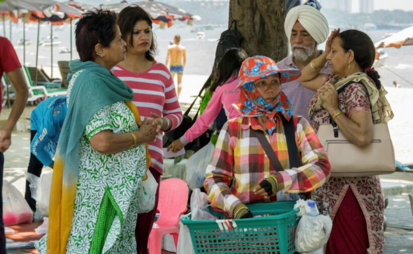 indian tourist in thailand