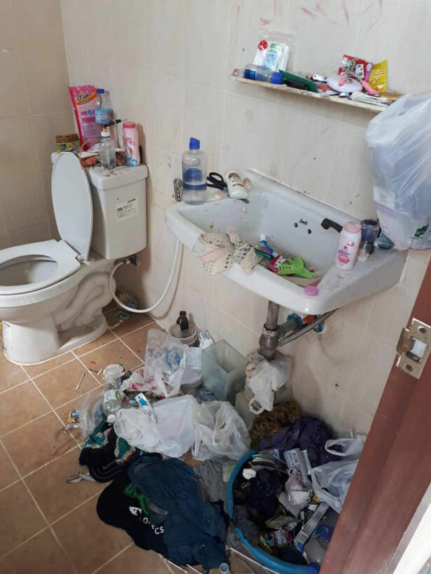 สาวสุมขยะเต็มห้องเช่า คนทำความสะอาดผงะผ้าอนามัยใช้แล้วกองโต | News by The Thaiger