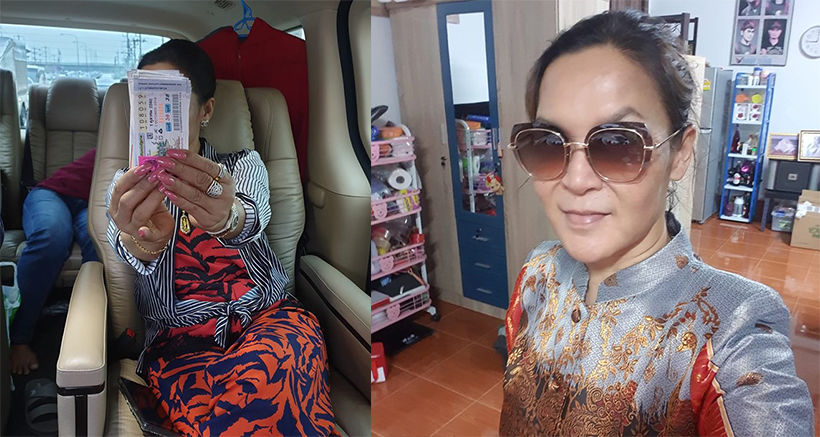 คนดวงเฮง ศิริพร ถูกลอตเตอรี่ เลขท้าย 2 ตัว 10 ใบ | The Thaiger