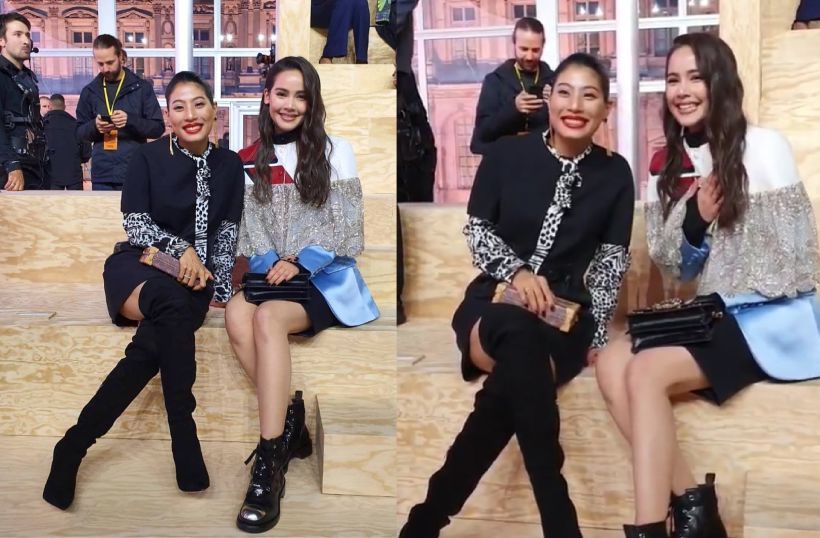 เจ้าหญิงแฟชั่น เจ้าฟ้าสิริวัณณวรีฉายพระรูปกับ ญาญ่า อุรัสยา งาน louisvuitton | The Thaiger