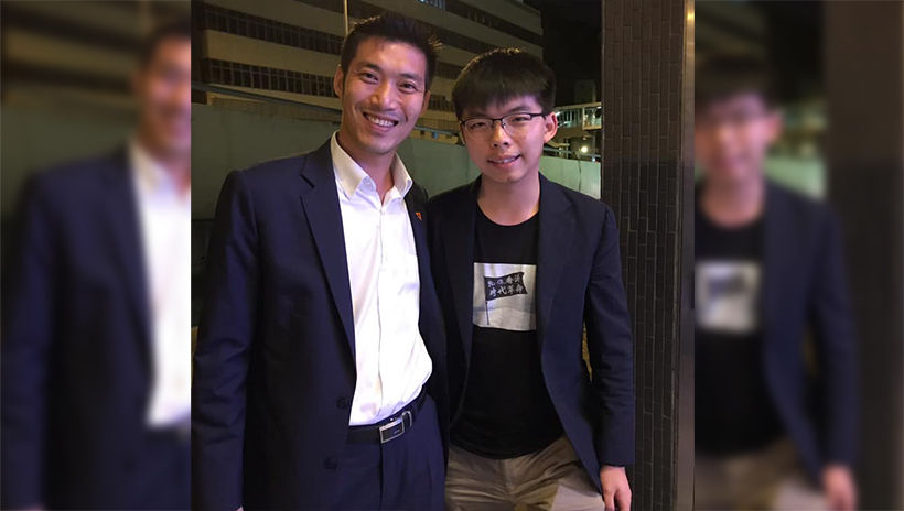 โจชัว หว่อง ถ่ายรูปคู่ธนาธร ชูเรื่องผลักดันความเท่าเทียมทางเพศ | The Thaiger