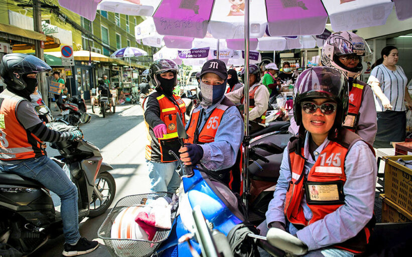 Bangkok to move all motorcycle taxi ranks off sidewalks