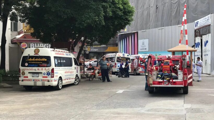 Police investigating fire at hotel in Silom, Bangkok