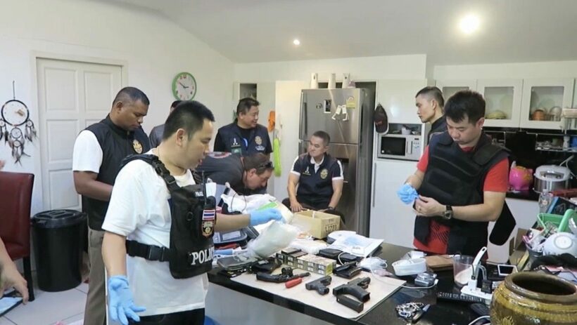 Two Aussies, Nigerian and Thai arrested with a kilogram of crystal meth – VIDEO