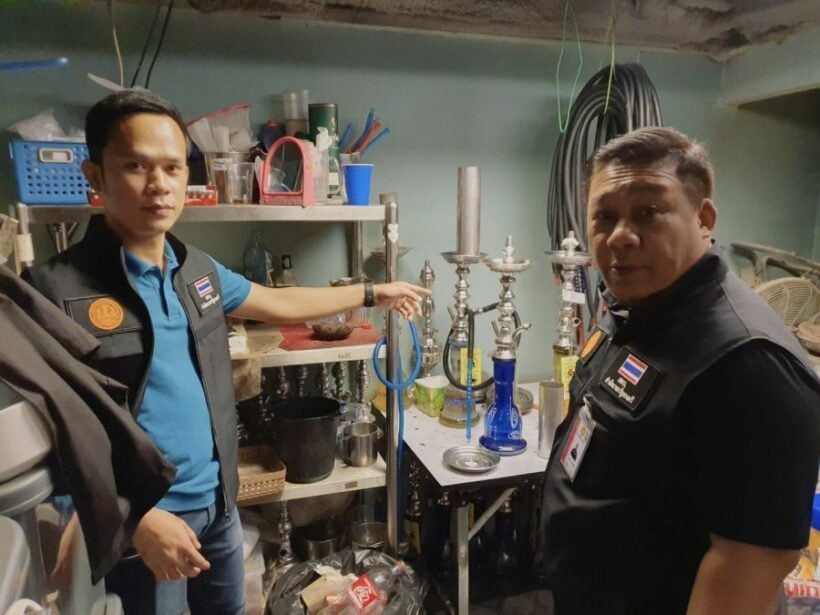 Police raid Sukhumvit ‘hookah’ establishment, seize barakus