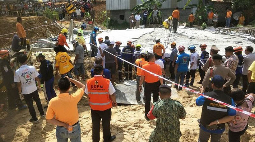 Arrest warrants issued over Phuket building collapse which killed seven