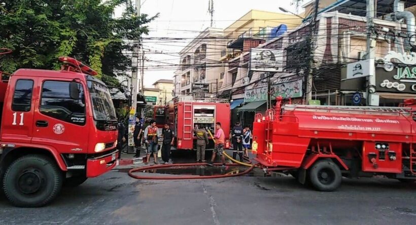 Mother and two year old escape Pattaya blaze