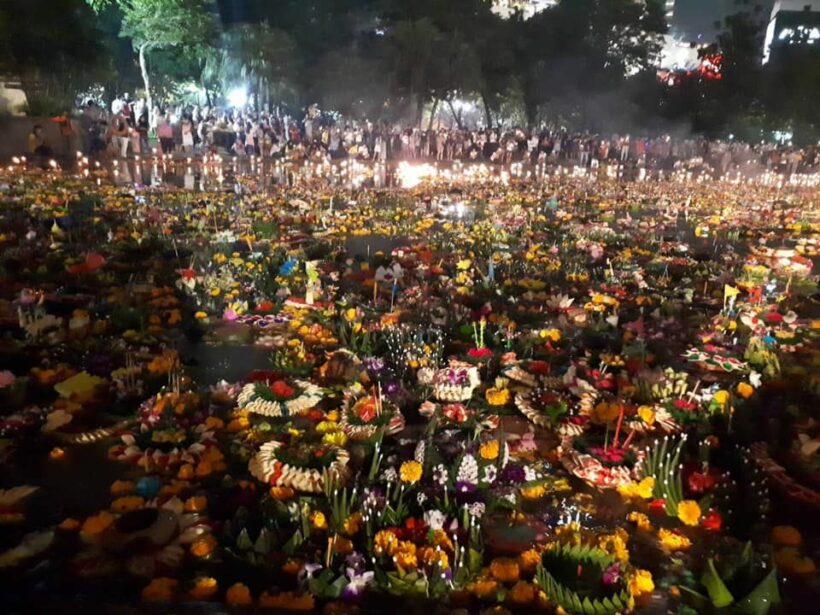 ข่าวดี ขยะกระทงกรุงเทพปี 62 ลดลง 3 แสนใบ ใช้วัสดุธรรมชาติเพิ่มขึ้น | The Thaiger