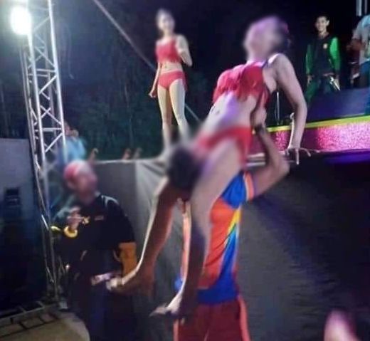 ยั่วๆ แห่แชร์ภาพสาวซุปเปอร์แดนซ์เอามิจิซุกหน้าคนดู | The Thaiger