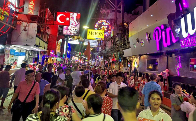 Pattaya’s Walking Street is “heaving with tourists”. But…