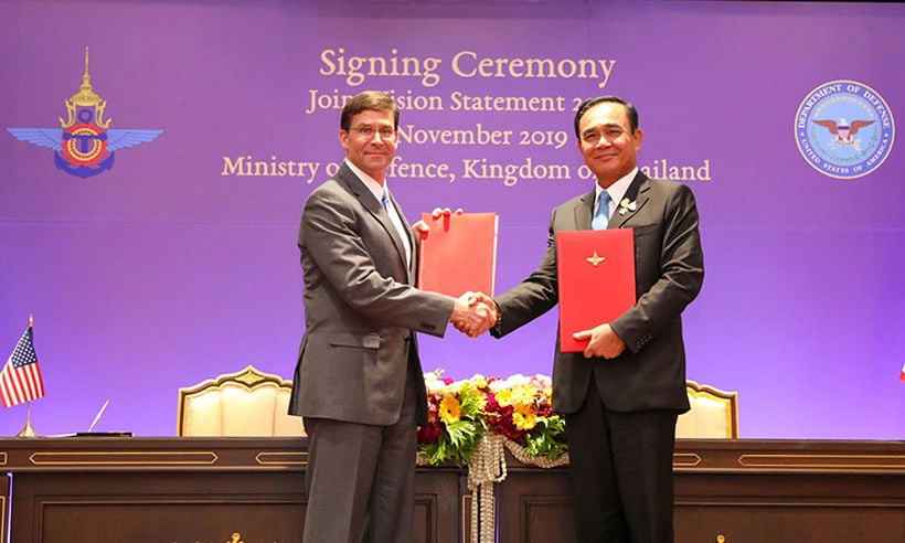 Thailand and the US sign new defence treaty