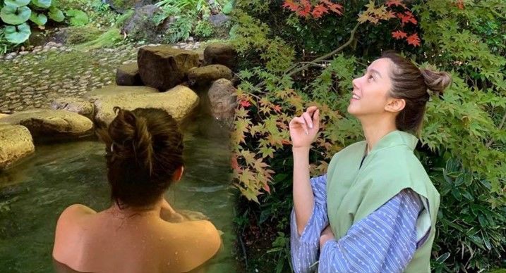 สุดแซ่บไอซ์ อภิษฎา แช่ออนเซ็นที่ญี่ปุ่น | The Thaiger