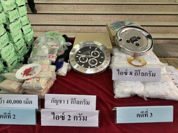 จับล็อตใหญ่ ตำรวจจู่โจมล้อมจับแก๊งลักลอบขนยาไอซ์หนัก 1 ตัน | News by The Thaiger