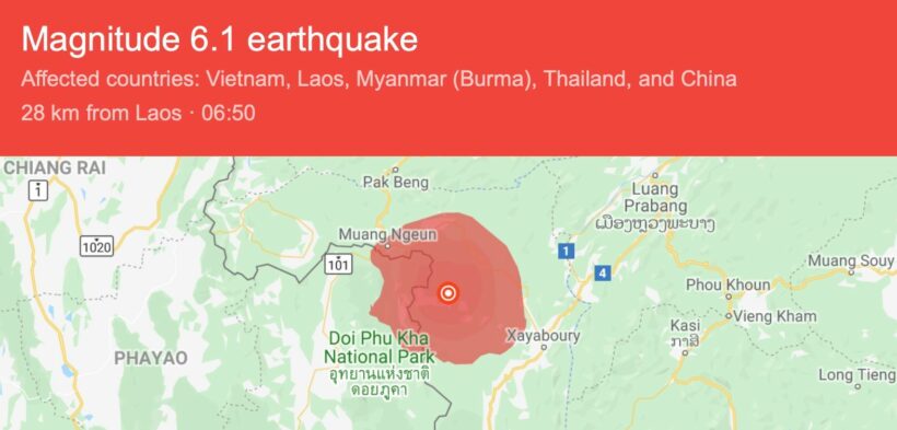 Earthquake hits in far-north Thailand | News by Thaiger