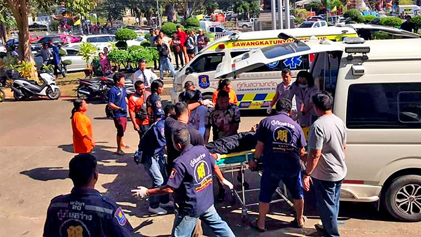 Three die following court shooting in Chanthaburi, two more injured