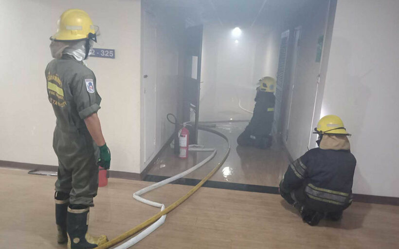 Early morning condo fire kills Norwegian in Pattaya